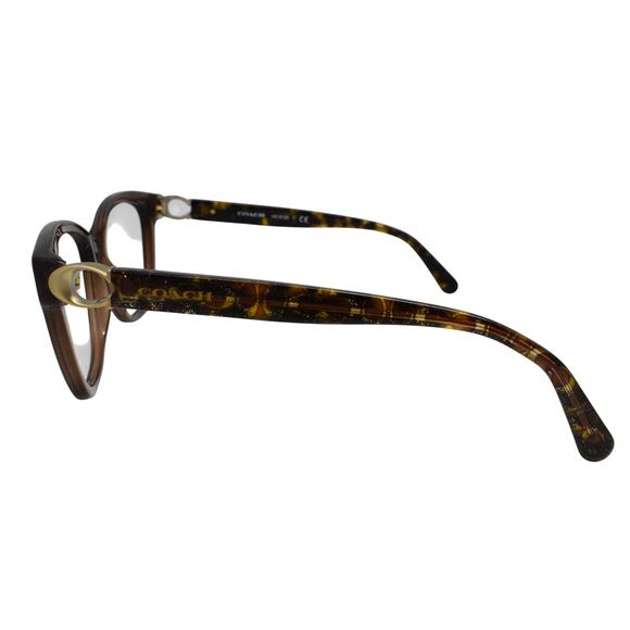 Coach HC 6120 5035 (Transparent Brown) 54-16-140mm Eyeglasses FRAMES ONLY - GOOD - Picture 5 of 13